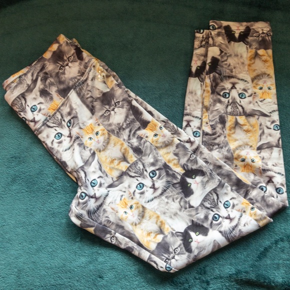 Justice Other - Justice Girls Cat Print Leggings
